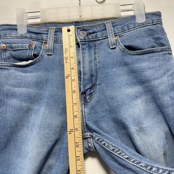 Levis 511 Jeans Mens 30x32 Blue Straight Leg Medium Wash Denim - Picture 8 of 15